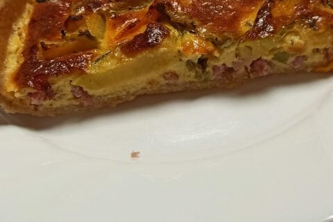 Cliquez pour zoomer ! Quiche poivrons et courgettes Thermomix par magf86