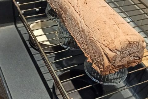 Cliquez pour zoomer ! Bûche mousse au chocolat Thermomix par magf86
