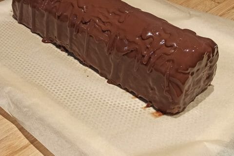 Cliquez pour zoomer ! Bûche mousse au chocolat Thermomix par magf86