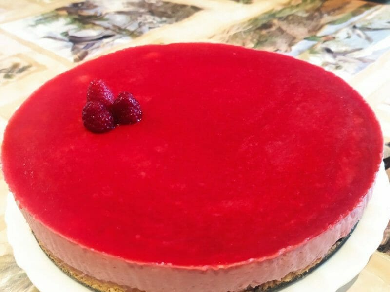Cliquez pour zoomer ! Bavarois aux framboises Thermomix par as26