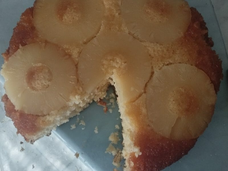 Cliquez pour zoomer ! Gâteau renversé à l’ananas Thermomix par as26