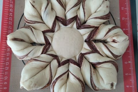 Cliquez pour zoomer ! Brioche étoilée au Nutella Thermomix par joyciie