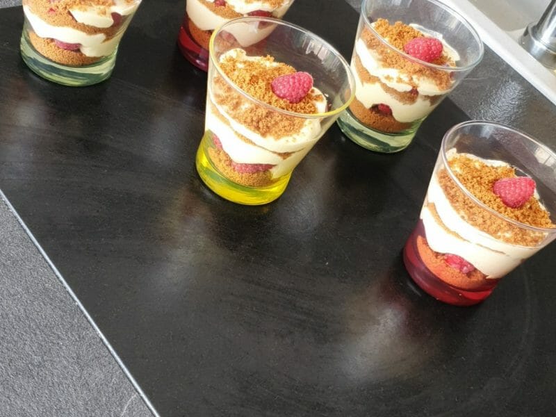 Cliquez pour zoomer ! Tiramisu aux framboises et spéculoos Thermomix par audreygau