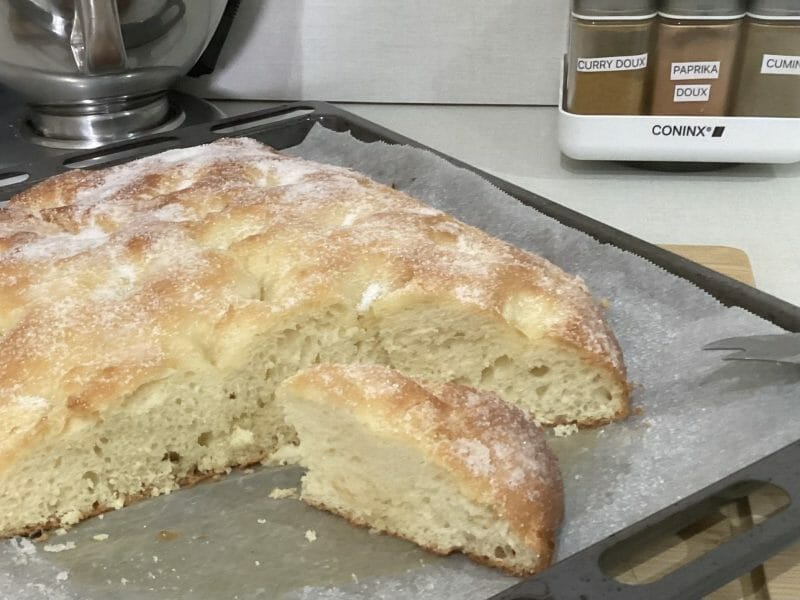 Cliquez pour zoomer ! Fougasse d’Aigues-Mortes Thermomix par beapas