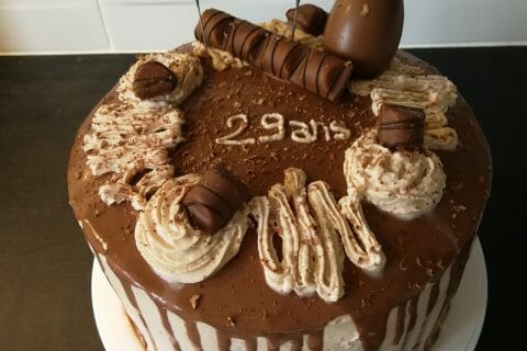 Cliquez pour zoomer ! Layer cake Kinder Bueno au Thermomix