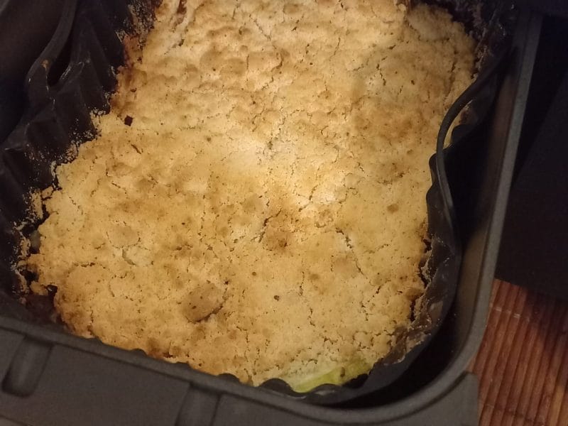 Cliquez pour zoomer ! Gratin de courgette à la ricotta et crumble Thermomix par Lilooliloo