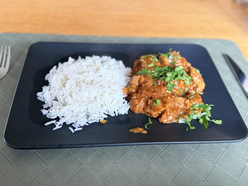 Cliquez pour zoomer ! Dwaeji Bulgogi – Porc épicé à la coréenne Thermomix par farabianca