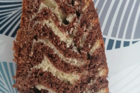 Cliquez pour zoomer ! Gâteau zébré Thermomix par Lolobibop