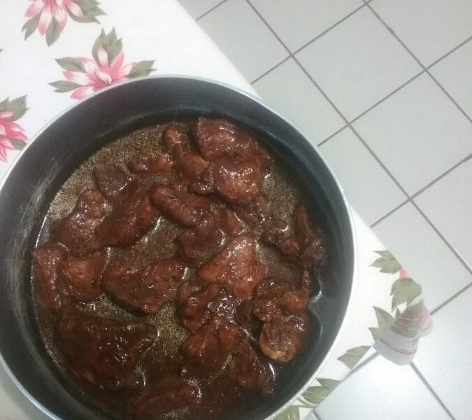 Cliquez pour zoomer ! Porc au caramel Thermomix par Ninaabott