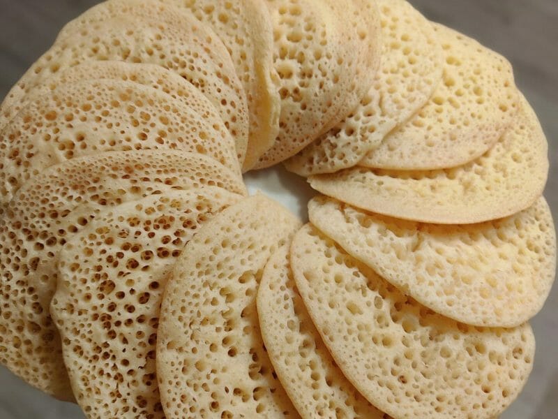 Cliquez pour zoomer ! Baghrir – Crêpes mille trous Thermomix par kamoula