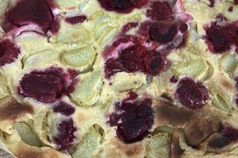 Cliquez pour zoomer ! Clafoutis à la rhubarbe Thermomix par maya57660