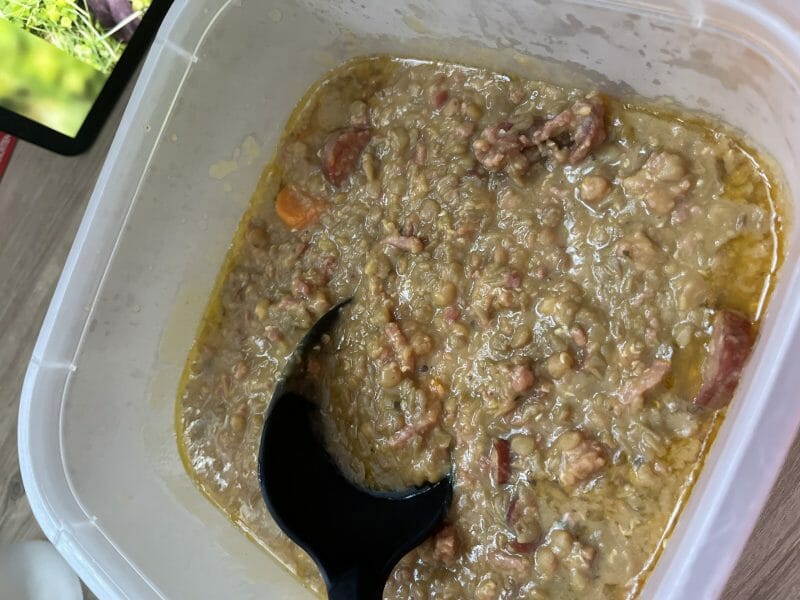 Cliquez pour zoomer ! Lentilles et ses saucisses Thermomix par maya57660