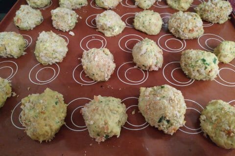 Cliquez pour zoomer ! Boulettes pois chiches et courgettes Thermomix par Lilinette