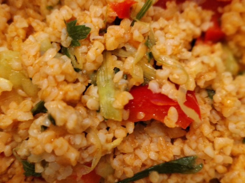 Cliquez pour zoomer ! Kisir – Taboulé Turque Thermomix par Lilinette