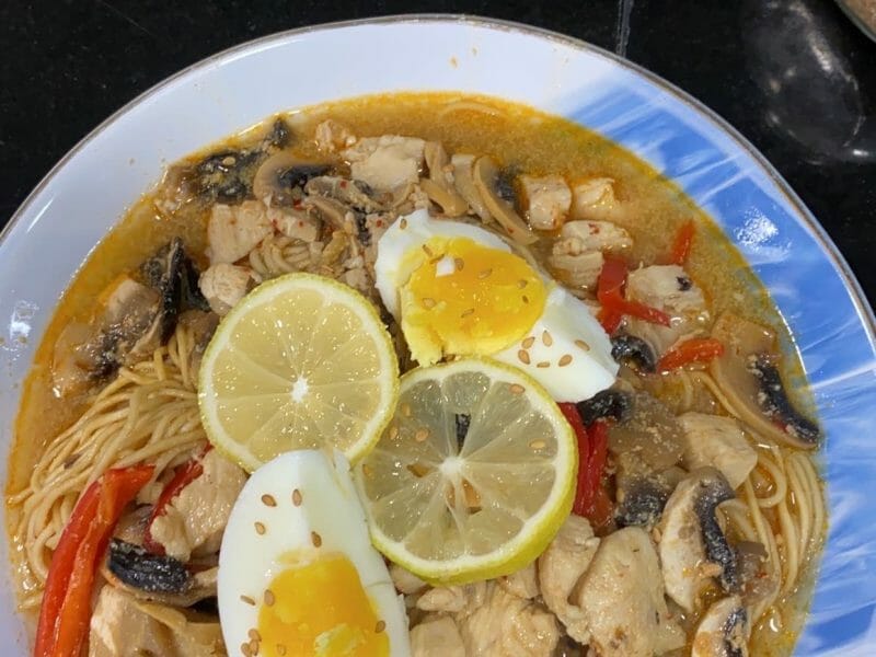 Cliquez pour zoomer ! Ramen thaï au poulet Thermomix par khawla_5