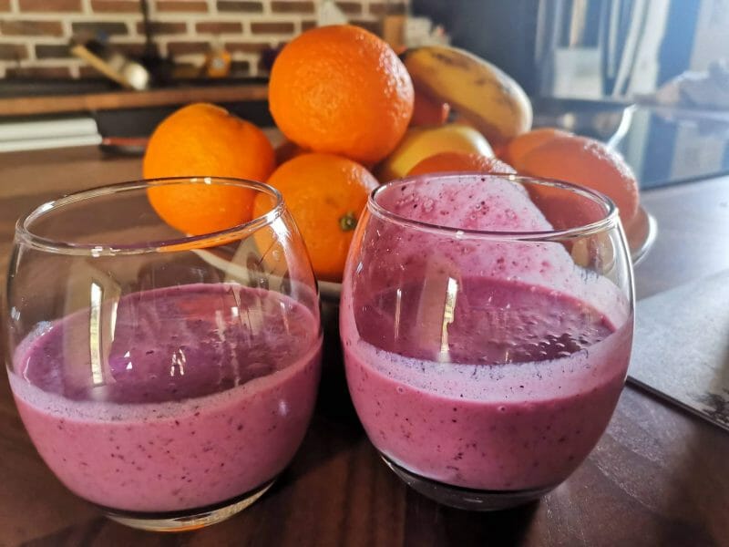 Cliquez pour zoomer ! Smoothie fruits rouges et banane Thermomix par nougatine12