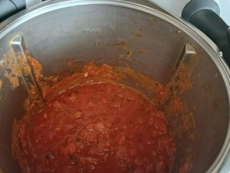 Cliquez pour zoomer ! Penne sauce arrabbiata Thermomix par Castor
