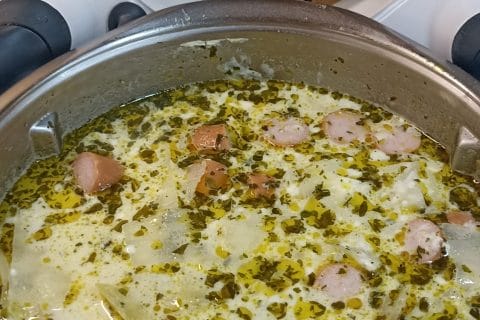 Cliquez pour zoomer ! Potée carottes, chou-rave et saucisses Thermomix par Castor