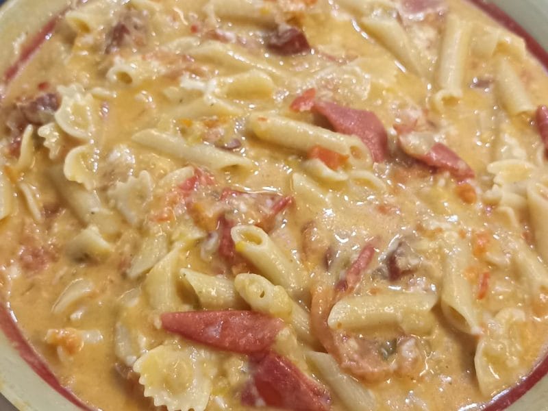 Fusilli aux tomates et au chorizo Thermomix par Castor