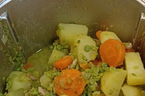 Jardinière de légumes aux lardons Thermomix par Castor