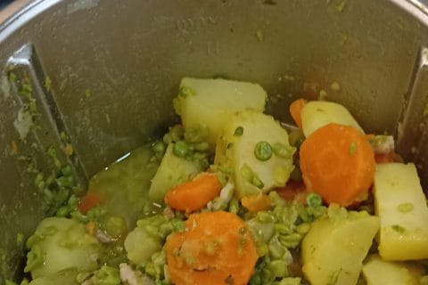 Jardinière de légumes aux lardons Thermomix par Castor