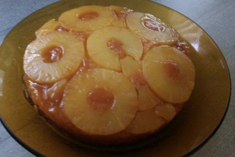Cliquez pour zoomer ! Gâteau renversé à l’ananas Thermomix par Castor