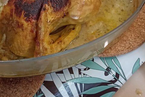 Cliquez pour zoomer ! Poulet farci ail et olives vertes Thermomix par Castor
