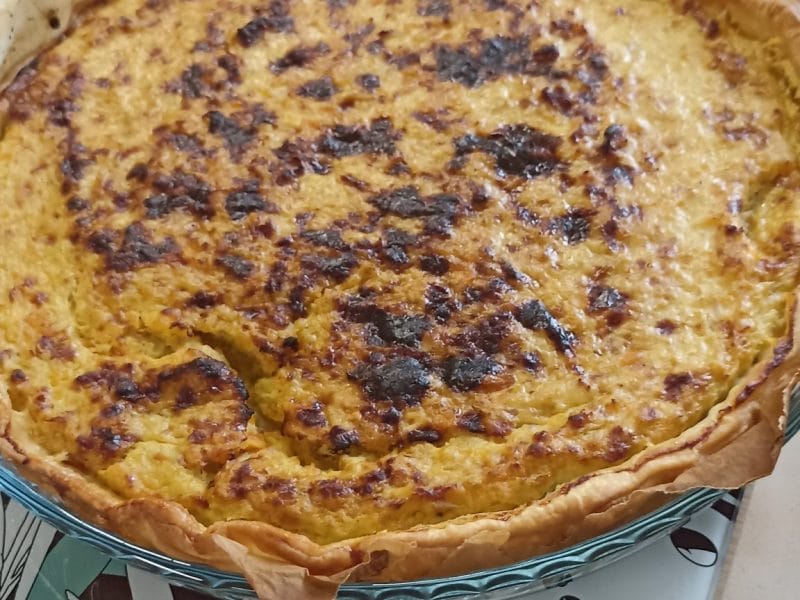 Cliquez pour zoomer ! Tarte courgettes et carottes Thermomix par Castor