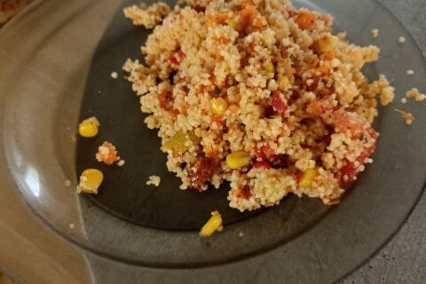 Cliquez pour zoomer ! Salade de couscous façon taboulé Thermomix par Castor