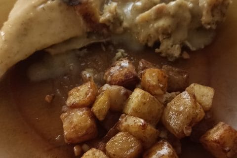 Cliquez pour zoomer ! Poulet farci ail et olives vertes Thermomix par Castor