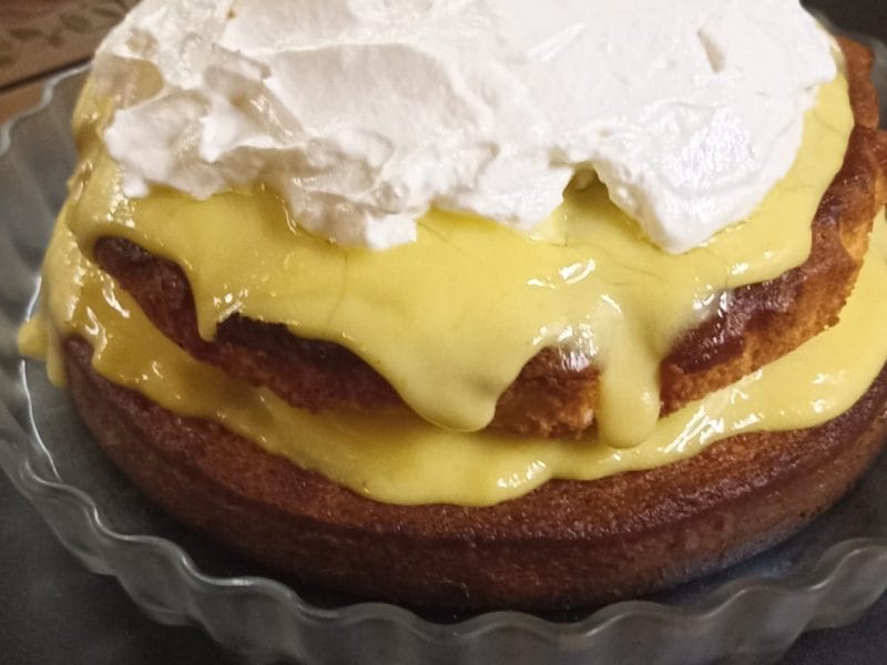 Cliquez pour zoomer ! Gâteau au citron meringué Thermomix par Castor