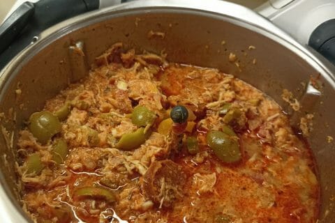 Cliquez pour zoomer ! Sauté de poulet au chorizo Thermomix par Castor