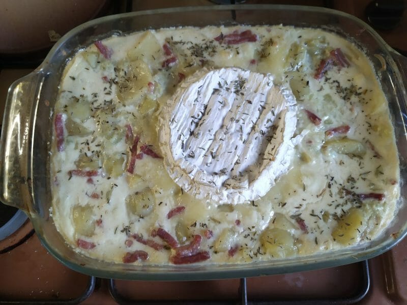 Gratin de pommes de terre à la normande au Thermomix - Cookomix