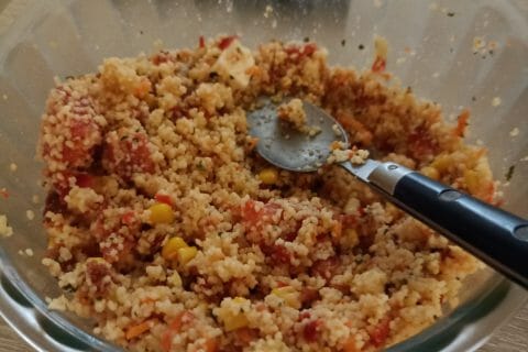 Cliquez pour zoomer ! Salade de couscous façon taboulé Thermomix par Castor