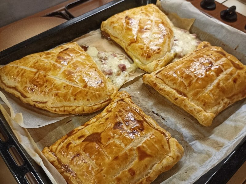 Cliquez pour zoomer ! Friands jambon, champignons et fromage Thermomix par Castor