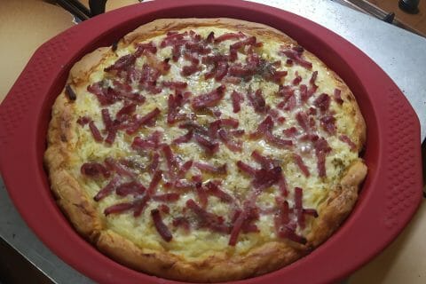 Cliquez pour zoomer ! Zwiebelkuchen – gâteau aux oignons Thermomix par Castor