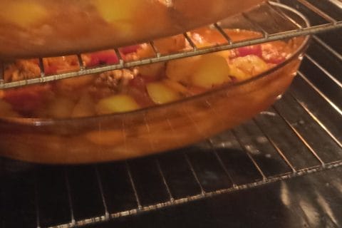 Cliquez pour zoomer ! Poulet aux pommes de terre, poivron et tomates Thermomix par Castor