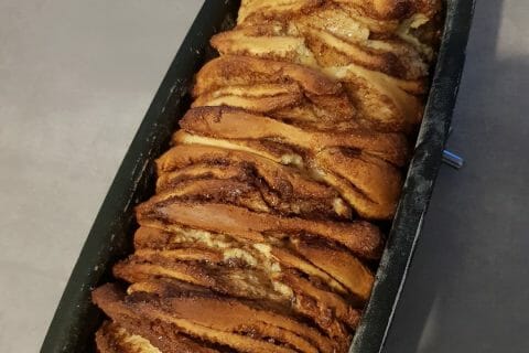 Cliquez pour zoomer ! Brioche à effeuiller à la cannelle Thermomix par Nanon93