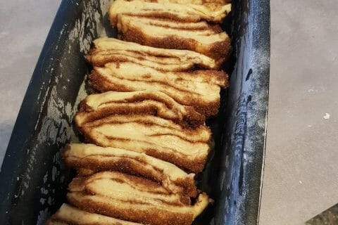 Cliquez pour zoomer ! Brioche à effeuiller à la cannelle Thermomix par Nanon93