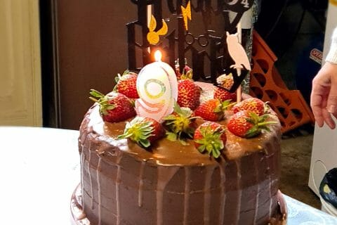 Cliquez pour zoomer ! Layer cake Kinder Bueno Thermomix par pascalefons