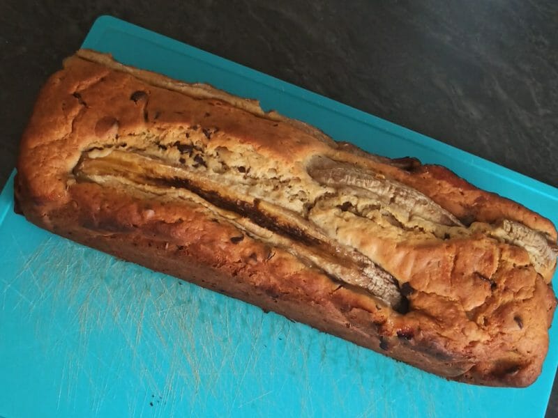 Cliquez pour zoomer ! Cake banane et pépites de chocolat Thermomix par elowdiie_2