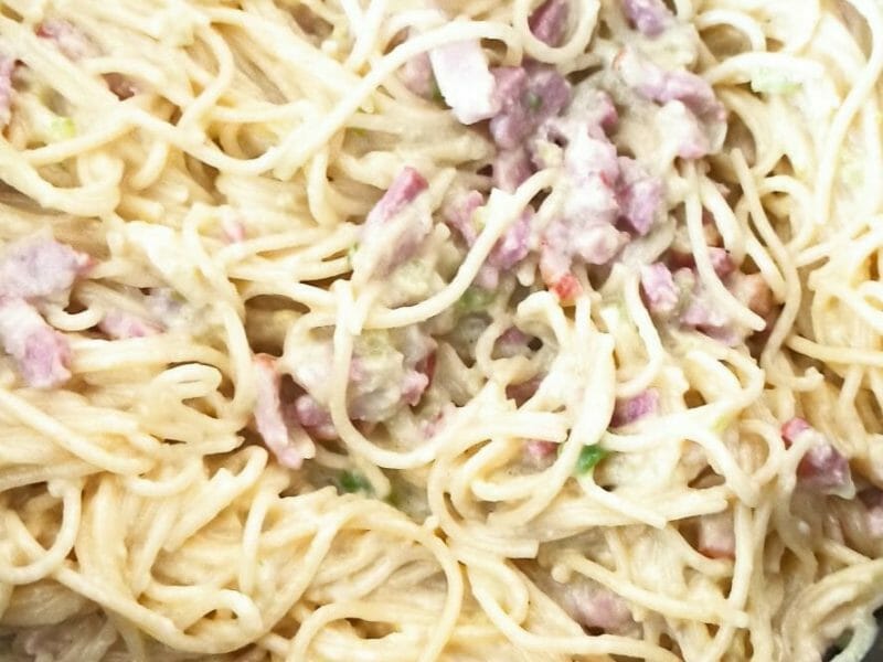 Cliquez pour zoomer ! Pâtes aux courgettes façon carbonara Thermomix par elowdiie_2