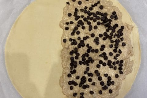 Cliquez pour zoomer ! Torsades crème pâtissière et pépites de chocolat Thermomix par Hinata94