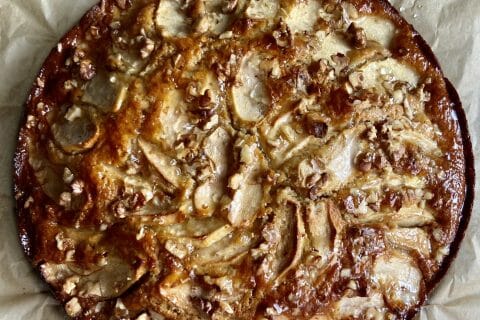 Cliquez pour zoomer ! Gâteau à la semoule et aux pommes Thermomix par Hinata94