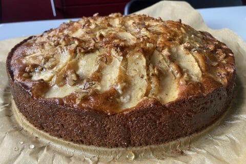 Cliquez pour zoomer ! Gâteau à la semoule et aux pommes Thermomix par Hinata94