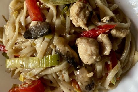 Cliquez pour zoomer ! Nouilles udon miso Thermomix par Hinata94