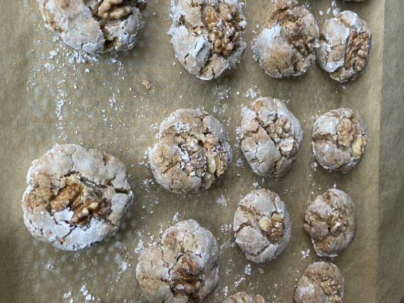 Cliquez pour zoomer ! Ghribas aux noix et amandes Thermomix par Hinata94