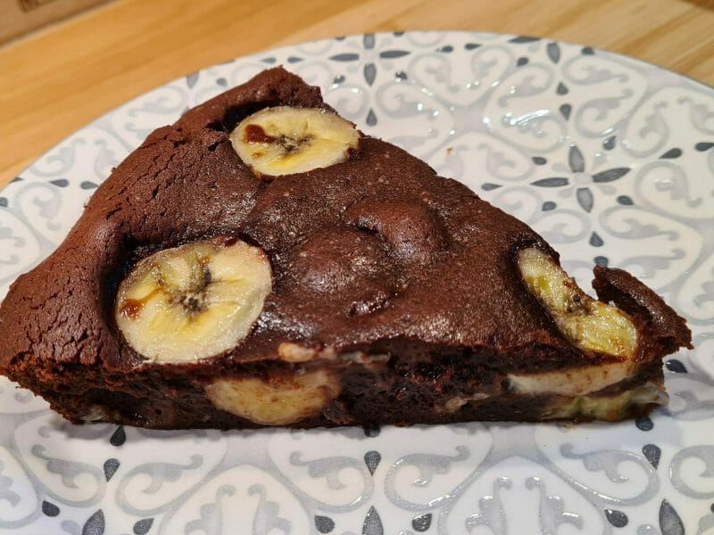 Cliquez pour zoomer ! Brownie fondant choco-banane Thermomix par mpl77