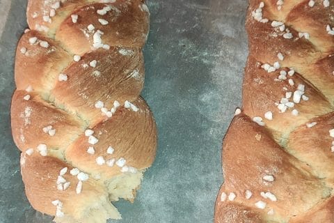 Cliquez pour zoomer ! Brioche tressée à la mie filante Thermomix par sabrina_407