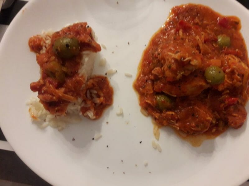 Cliquez pour zoomer ! Sauté de poulet au chorizo Thermomix par Nanoulinou